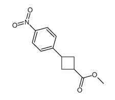 methyl 3-(4-nitrophenyl)cyclobutane-1-carboxylate Structure