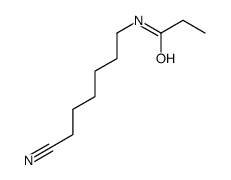 N-(6-cyanohexyl)propanamide Structure