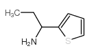 1-噻吩-2-基丙烷-1-胺结构式