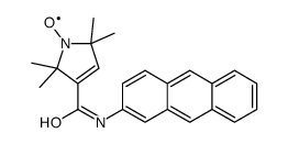 N-anthracen-2-yl-1-λ1-oxidanyl-2,2,5,5-tetramethylpyrrole-3-carboxamide Structure