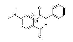 (2,2,2-trichloro-1-phenylethyl) 4-(dimethylamino)benzoate Structure