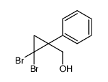 (2,2-dibromo-1-phenylcyclopropyl)methanol结构式