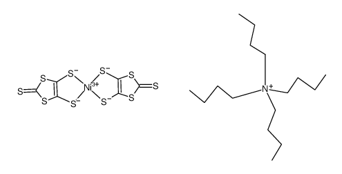 四丁铵双(1,3-二硫环戊烯-2-硫酮-4,5二硫醇)合镍(III)图片
