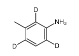 m-toluidine-2,4,6-d3 Structure