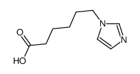 6-imidazol-1-ylhexanoic acid Structure