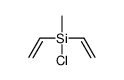 chloro-bis(ethenyl)-methylsilane结构式