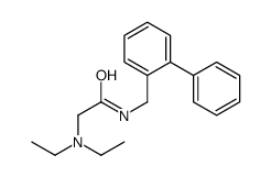 2-(diethylamino)-N-[(2-phenylphenyl)methyl]acetamide结构式