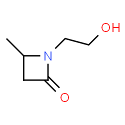 2-Azetidinone,1-(2-hydroxyethyl)-4-methyl-(9CI)结构式