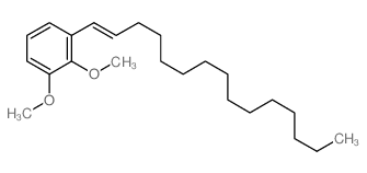 (E)-1-(2,3-dimethoxyphenyl)pentadec-1-ene Structure