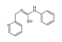 1-phenyl-3-(pyridin-2-ylmethyl)thiourea结构式
