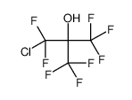 1-chloro-1,1,3,3,3-pentafluoro-2-(trifluoromethyl)propan-2-ol结构式