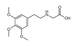 N-[2-(3,4,5-Trimethoxyphenyl)ethyl]glycine Structure