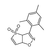 3-mesityl-3a,6a-dihydrothieno[2,3-d]isoxazole 4,4-dioxide结构式