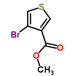 4-溴-噻吩-3-羧酸甲酯结构式