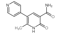 2-甲基-6-氧代-1,6-二氢-[3,4'-联吡啶]-5-甲酰胺结构式