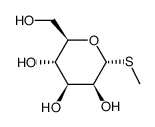 Methyl 1-thio-a-D-mannopyranoside Structure