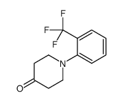1-[2-(trifluoromethyl)phenyl]piperidin-4-one Structure