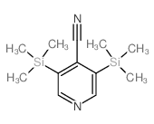 3,5-双(三甲基甲硅烷基)吡啶-4-甲腈结构式