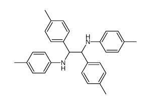 1,2-Di-(p-toluidino)-1,2-di-(p-tolyl)-ethan结构式