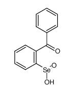 2-benzoylbenzeneseleninic acid Structure