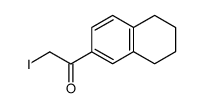 2-iodo-1-(5,6,7,8-tetrahydro-[2]naphthyl)-ethanone结构式