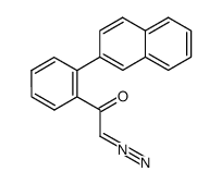 2-diazo-1-(2-[2]naphthyl-phenyl)-ethanone Structure