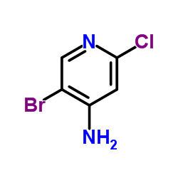 5-Bromo-2-chloro-4-pyridinamine Structure