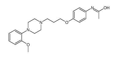 N-[4-[3-[4-(2-methoxyphenyl)piperazin-1-yl]propoxy]phenyl]acetamide Structure