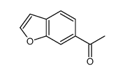 1-(苯并呋喃-6-基)乙酮结构式