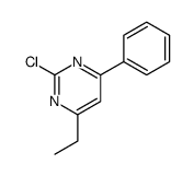 2-chloro-4-ethyl-6-phenylpyrimidine Structure