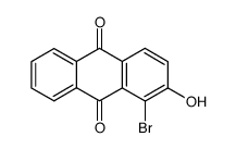1-bromo-2-hydroxyanthraquinone结构式