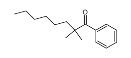 2,2-dimethyl-1-phenyl-octan-1-one结构式