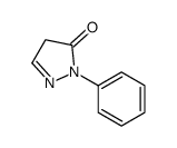 1-苯基-1H-吡唑-5(4h)-酮结构式