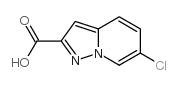 6-氯吡唑并[1,5-a]吡啶-2-甲酸结构式