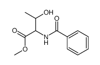 2-benzoylamino-3-hydroxybutyric acid methyl ester Structure