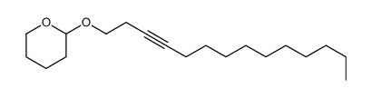 2-tetradec-3-ynoxyoxane结构式