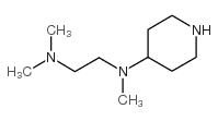 N,N,N'-TRIMETHYL-N'-PIPERIDIN-4-YL-ETHANE-1,2-DIAMINE Structure