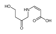 3-[(4-hydroxy-2-oxobutyl)amino]prop-2-enoic acid结构式