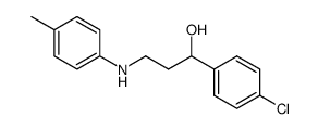 1-(4-Chloro-phenyl)-3-p-tolylamino-propan-1-ol Structure