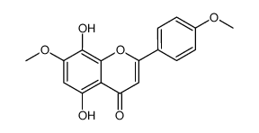7,4′-di-o-methylisoscutellarein Structure