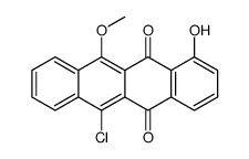 6-chloro-1-hydroxy-11-methoxytetracene-5,12-dione Structure
