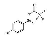 Acetamide, N-[(4-bromophenyl)methyl-λ4-selanylidene]-2,2,2-trifluoro结构式