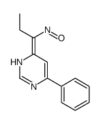 6-(1-nitrosopropylidene)-4-phenyl-1H-pyrimidine Structure