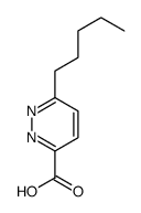 6-pentylpyridazine-3-carboxylic acid结构式