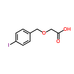 [(4-Iodobenzyl)oxy]acetic acid结构式