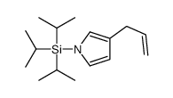 tri(propan-2-yl)-(3-prop-2-enylpyrrol-1-yl)silane结构式