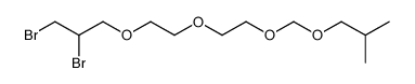 1-[2-[2-(2,3-dibromopropoxy)ethoxy]ethoxymethoxy]-2-methylpropane Structure
