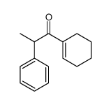 1-(cyclohexen-1-yl)-2-phenylpropan-1-one结构式