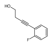 4-(2-fluorophenyl)but-3-yn-1-ol结构式