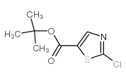 2-氯-1,3-噻唑-5-羧酸叔丁酯结构式